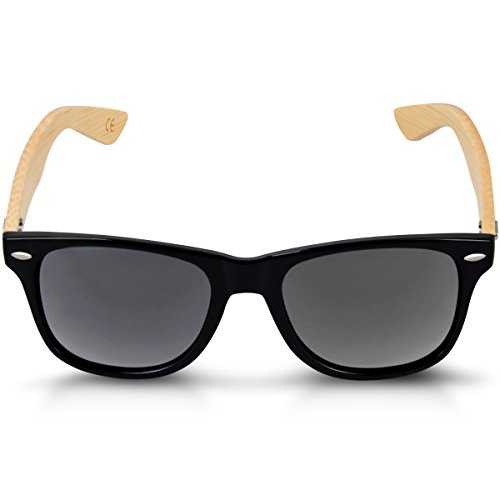 41Ml6r4tceL Navaris occhiali da sole in legno UV400